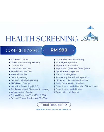 Health Screening Comprehensive